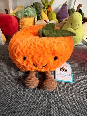 🍊 Jellycat Amuseable Clementine Plush – Adorable Collectible! 🍊